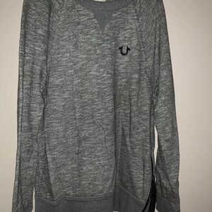 True Religion Gray Men's Crewneck Sweater
